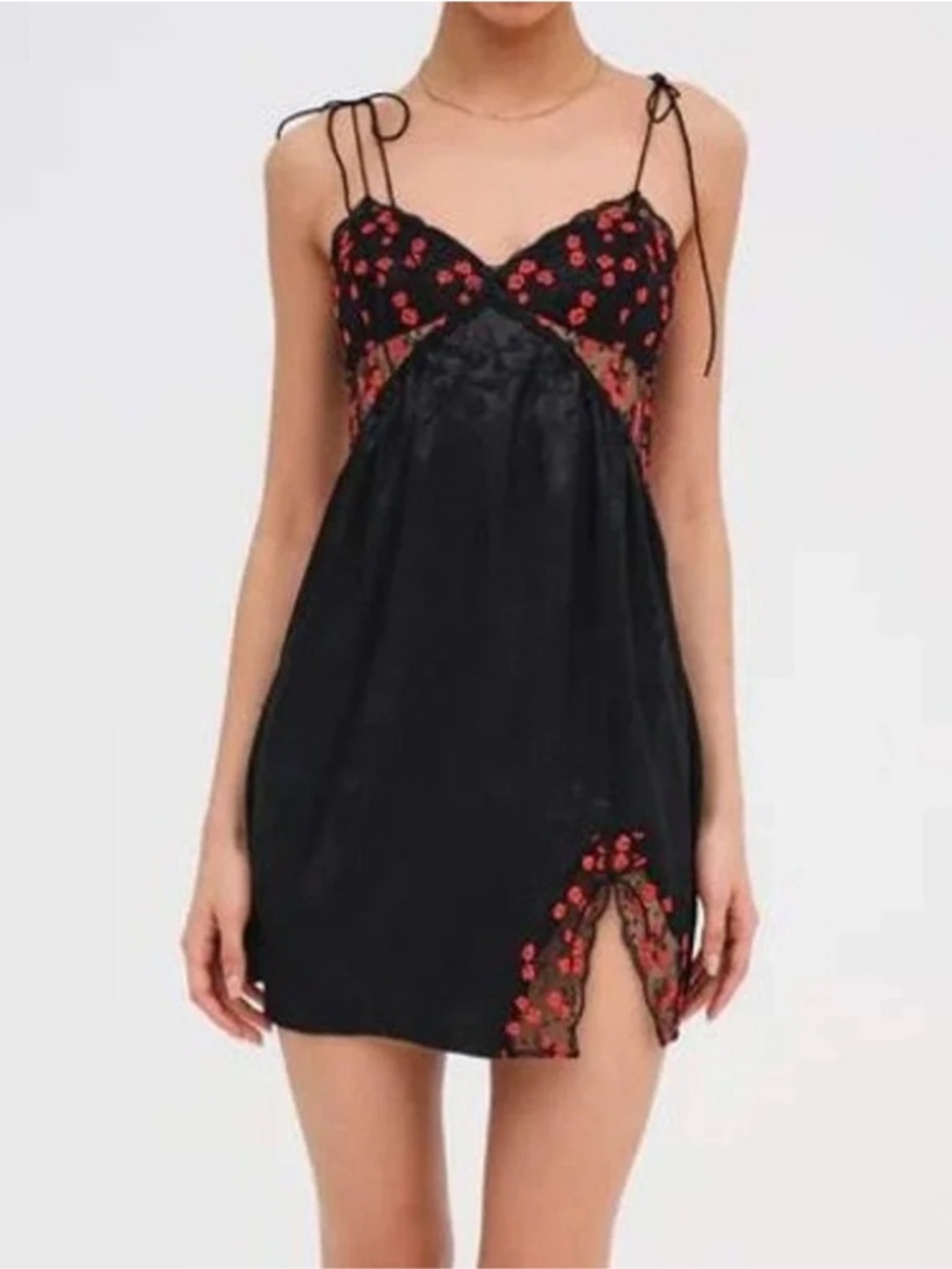 For Love and Lemons Babys Breath Cami Floral Slip Dress Size M